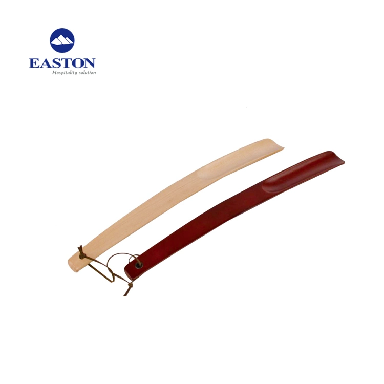 Hotel Room Wooden Square Head Shoe Horn